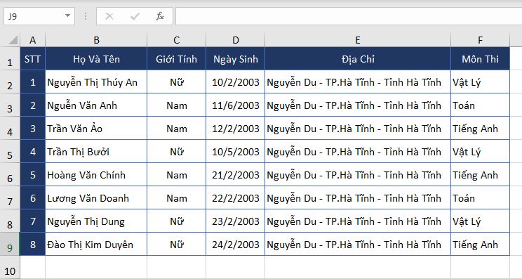 bang-du-lieu-lam-vi-du-danh-so-tu-dong-excel-2019